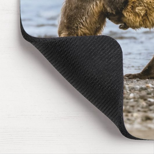 Braunbären Mousepad (Ecke)
