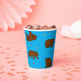 Braunbären Pappbecher