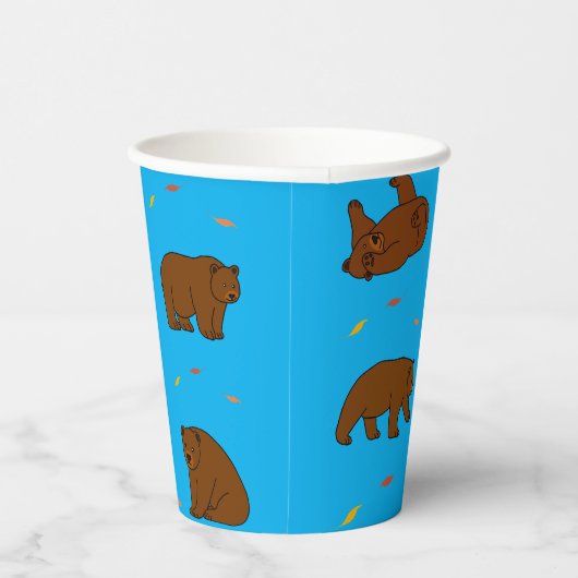 Braunbären Pappbecher (Rechts)