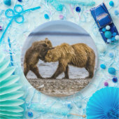 Braunbären Pappteller (Party)