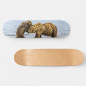 Braunbären Skateboard (Horizontal)