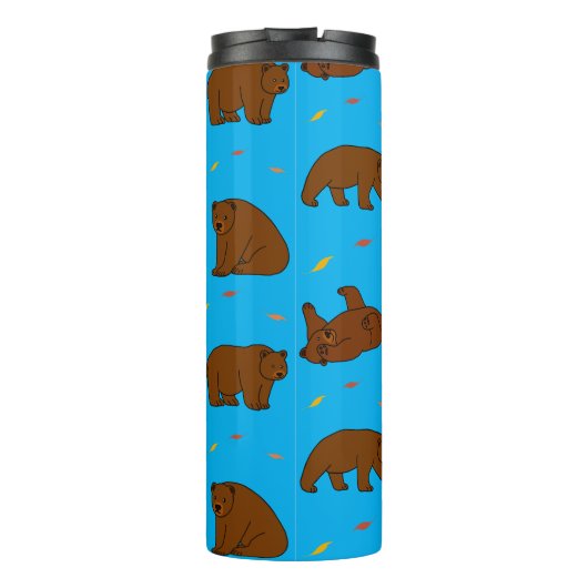 Braunbären Thermosbecher (Rückseite)