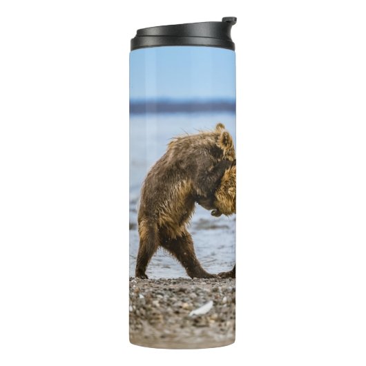 Braunbären Thermosbecher (Nach links gedreht)