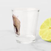 Braunbärenabgeschieden Schnapsglas (Rechts)