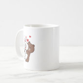 Braunbärenbarsche Kaffeetasse (Vorderseite Links)