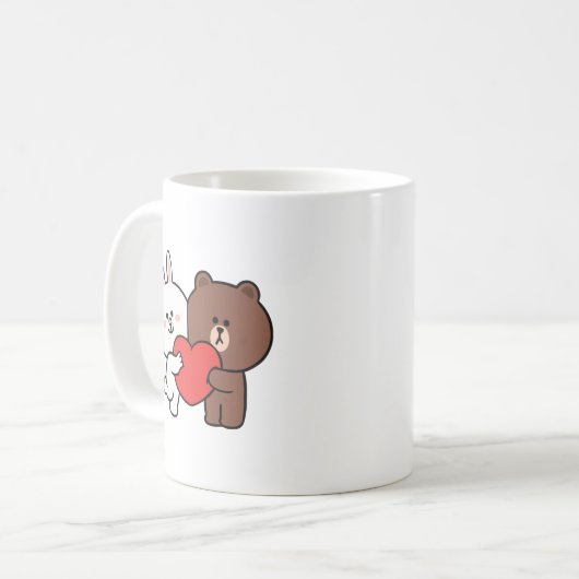 Braunbärenbarsche Kaffeetasse (Vorderseite Links)