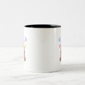 Braunbärenbarsche Liebe Zweifarbige Tasse (Mittel)