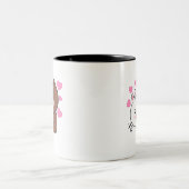 Braunbärenbarsche Liebe Zweifarbige Tasse (Mittel)
