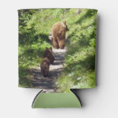 Braunbärenfamilie Dosenkühler (Vorderseite)