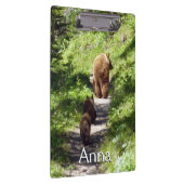 Braunbärenfamilie Klemmbrett (Rechts)