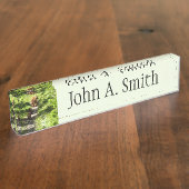 Braunbärenfamilie Namensplakette (Seite)