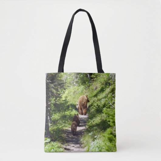 Braunbärenfamilie Tasche (Vorderseite)