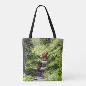 Braunbärenfamilie Tasche (Rückseite)