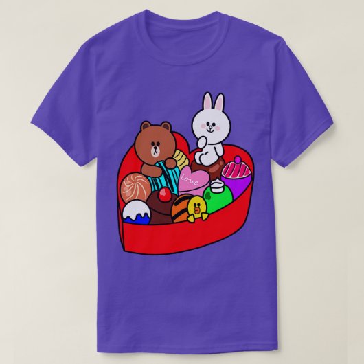 Braunbärenkiste mit Liebe T-Shirt (Design vorne)