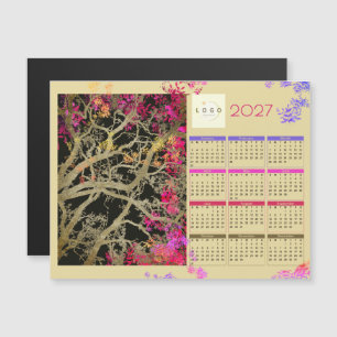 Braunbaum 2027 Firmenmagnetkalender Magnetkarte