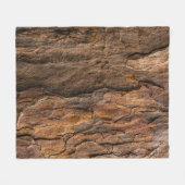 Braunbaumrinde in Nahaufnahmen Fleecedecke (Vorderseite (Horizontal))