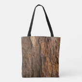 Braunbaumrinde in Nahaufnahmen Tasche (Rückseite)