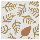 Braunblätter und Blätter Stoff (Nahaufnahme)