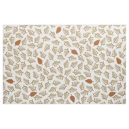 Braunblätter und Blätter Stoff (Fat Quarter (45,7 x 55,9 cm))