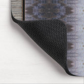 Braunblau und Gemusterter Teppichstil Mousepad (Ecke)