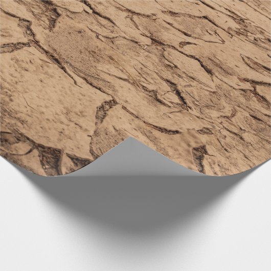 Braunboden Geschenkpapier (Ecke)