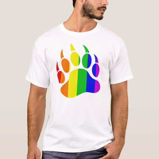 Braunbogen-Gay-Bärenpaare T-Shirt (Vorderseite)
