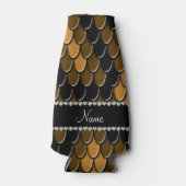 Braunbraun-Schlangenhautmuster Flaschenkühler (Vorderseite)