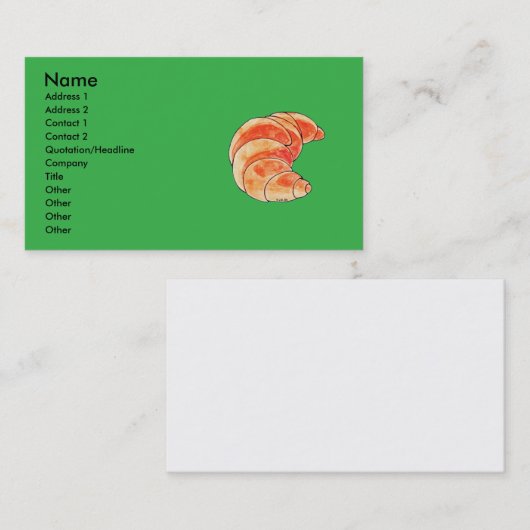 Braunbrot Visitenkarte (Vorne/Hinten)