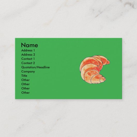 Braunbrot Visitenkarte (Vorderseite)