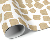 Braunbrotmuster Geschenkpapier (Rolleneckpunkt)