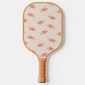 Braunbüsche auf rosa pickleball schläger (Rückseite)