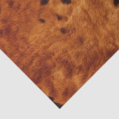 Brauncreme-Cowhide-Hochzeit Seidenpapier (Detail)