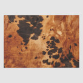 Brauncreme-Cowhide-Hochzeit Seidenpapier (Vorderseite)