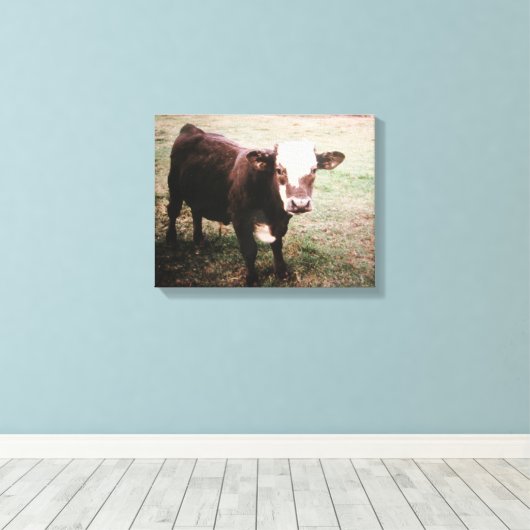 Brauncreme Leinwanddruck (Insitu (Holzboden))