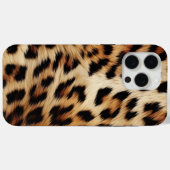 Brauncreme Leopard Case-Mate iPhone Hülle (Rückseite (Horizontal))
