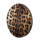 Brauncreme Leopard Dartscheibe (Vorderseite rechts)