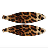 Brauncreme Leopard Mini Basketball (Panele)