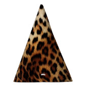 Brauncreme Leopard Partyhütchen (Rechts)