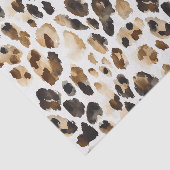 Brauncreme Leopard Seidenpapier (Ausschnitt)