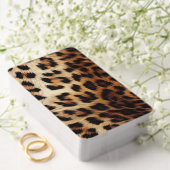 Brauncreme Leopard Spielkarten (Insitu (Hochzeit))
