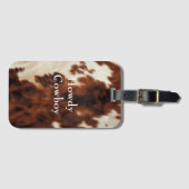 Brauncreme Südwestküste Gepäckanhänger (Vorderseite (Horizontal))