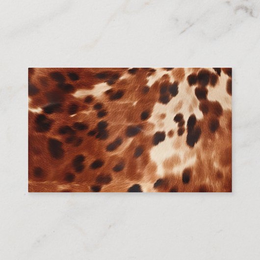 Brauncreme Südwestküste Visitenkarte (Rückseite)