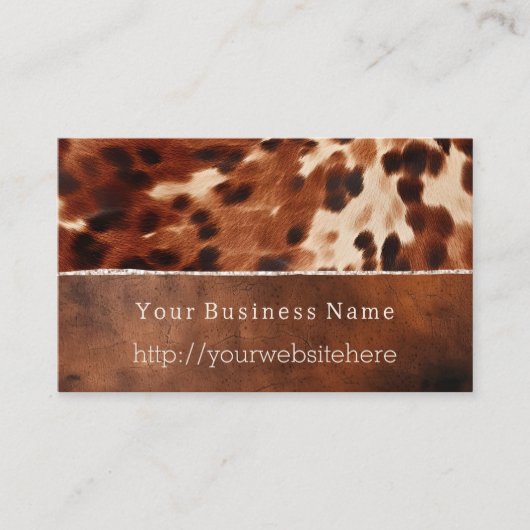 Brauncreme Südwestküste Visitenkarte (Vorderseite)