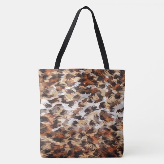 Braune Abstrakte Tasche (Vorderseite)