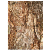 Braune Abstrakte Zwischenablage Klemmbrett (Rückseite)