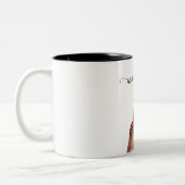 Braune Ästhetik Mädchen Inspiration Tasse (Links)