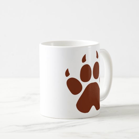 braune Auflageikone Kaffeetasse (VorderseiteRechts)