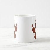 braune Auflageikone Kaffeetasse (Mittel)