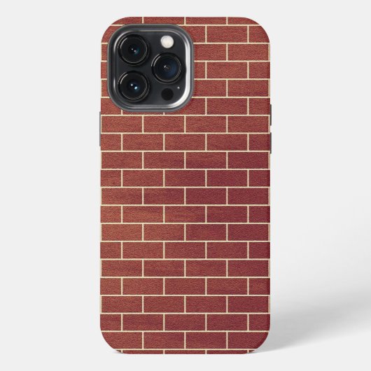 Braune Backsteinwand iPhone-Hülle iPhone Hülle (Rückseite)