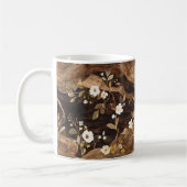Braune Baumblüten Kaffeetasse (Links)